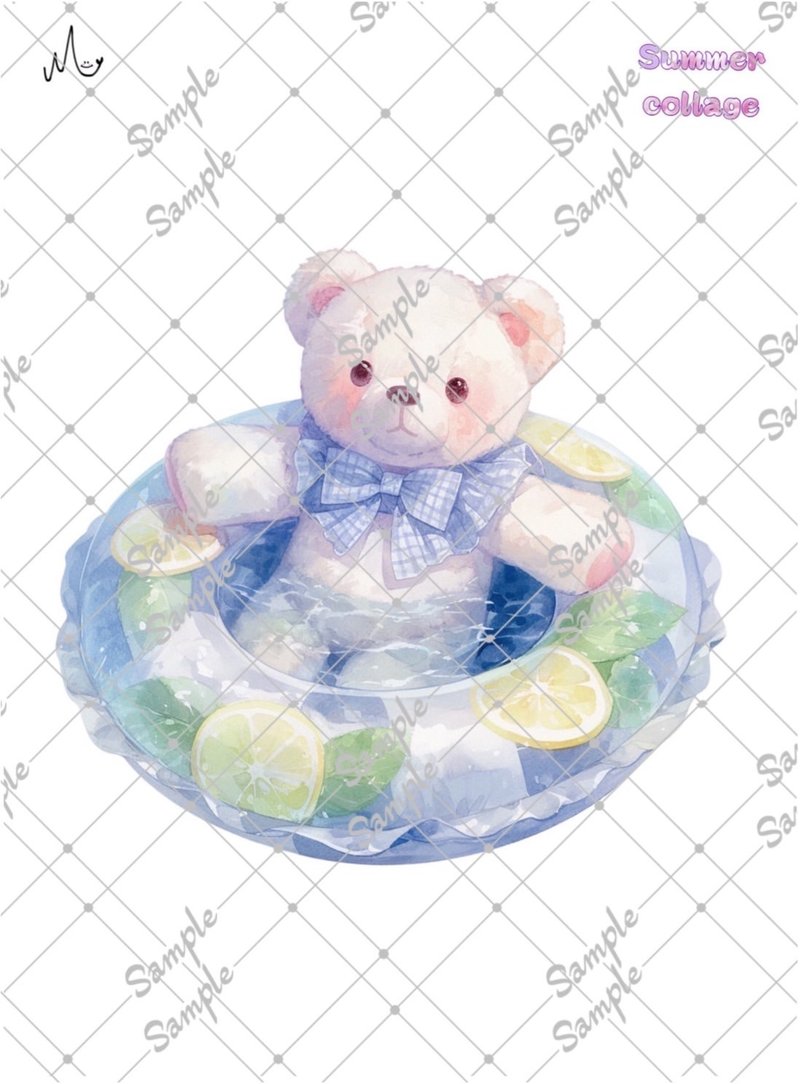 夏季系列限时原创装饰贴纸，有效期至 8 月 10 日 - 贴纸 - 纸 