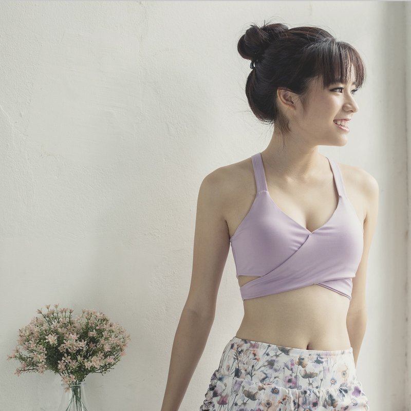 WB Bra - Lavender - 女装运动衣 - 聚酯纤维 紫色