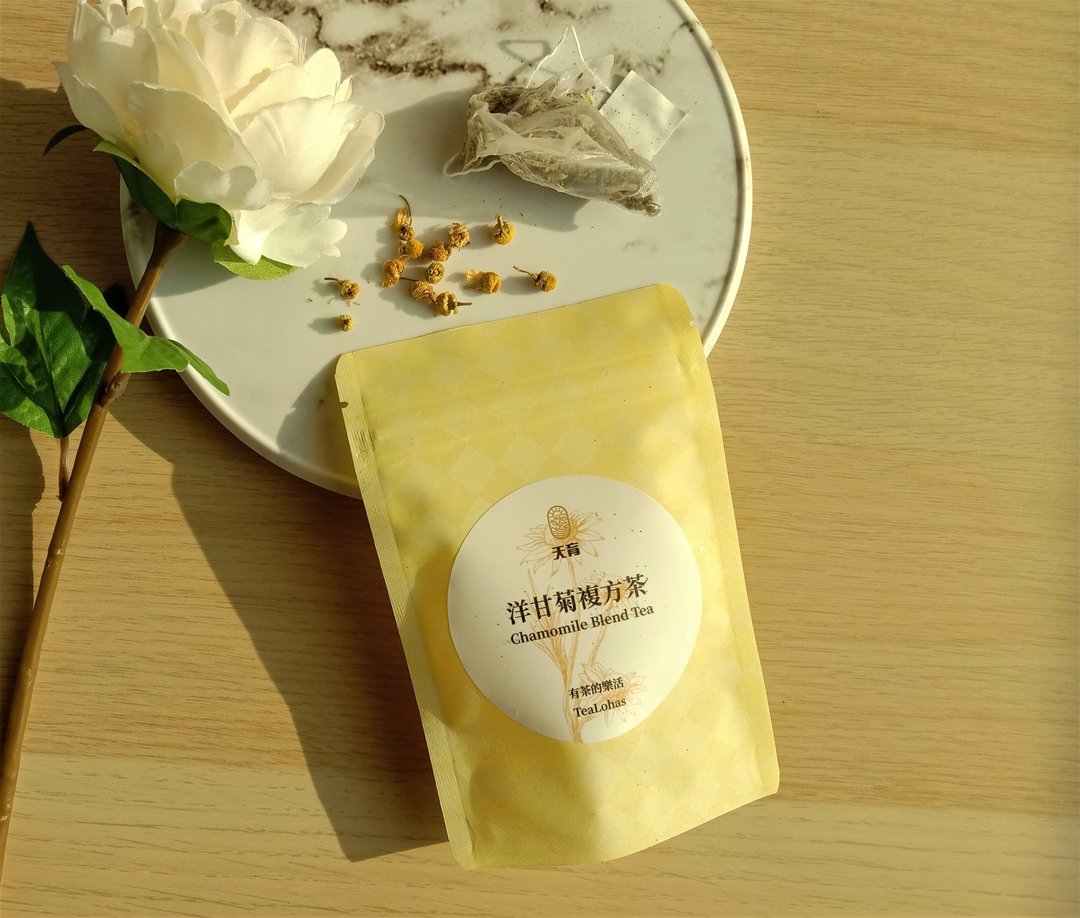 洋甘菊复方茶_让人开心微甜的口碑花草茶_8入茶包 送礼 - 健康/养生 - 植物．花 橘色