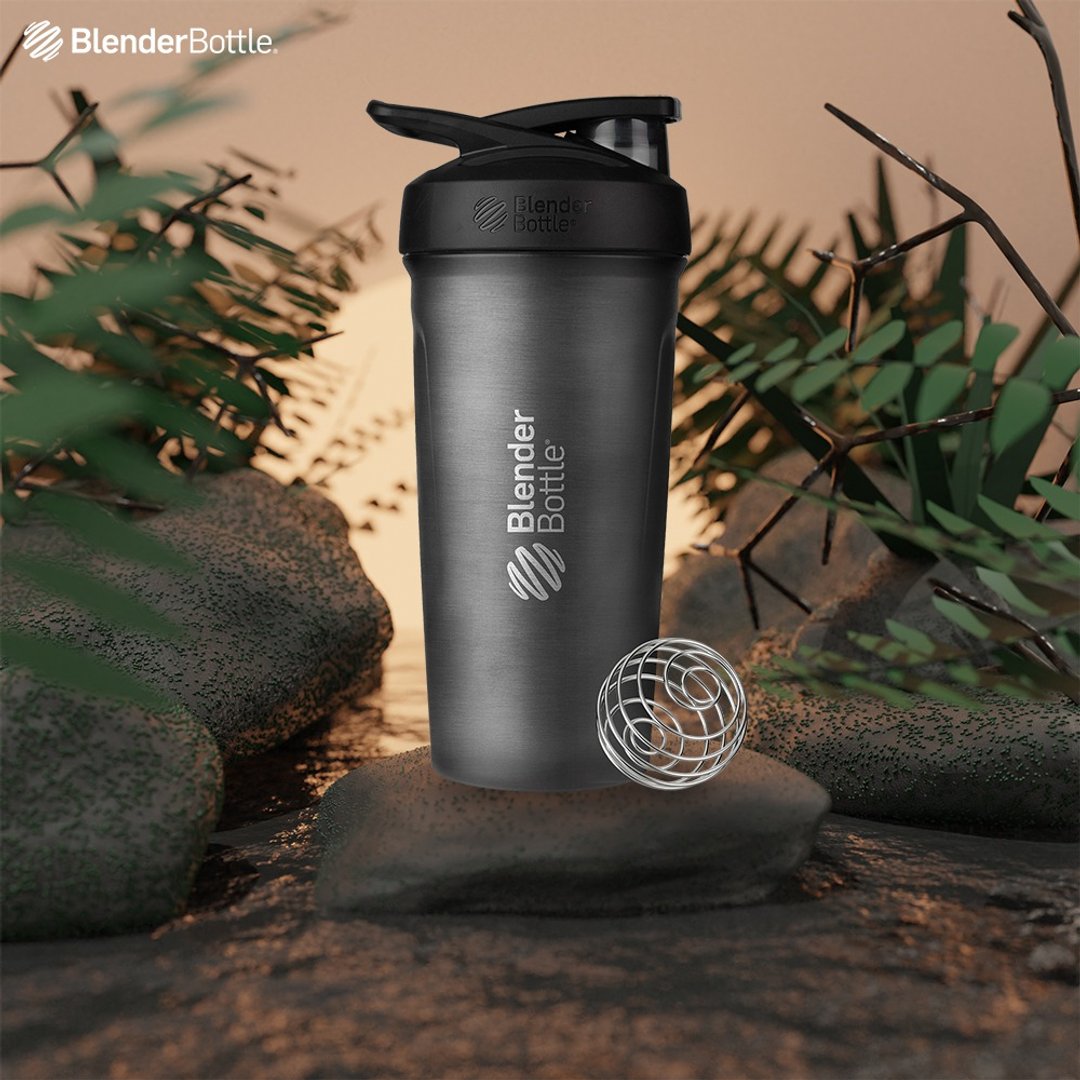 【BlenderBottle】Strada不锈钢 安全锁扣式摇摇杯24oz/710ml - 保温瓶/保温杯 - 不锈钢 