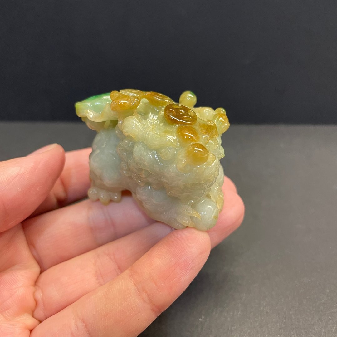 瀚玉珠宝 天然A货翡翠 老三彩貔貅翡翠 老味道翡翠 天然缅甸玉 - 其他 - 玉石 