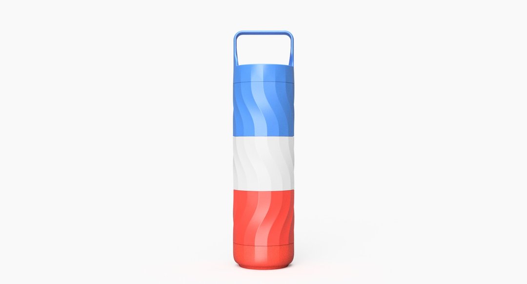 【2018 世界杯足球赛 法国款ver2】 Wattle | 个人化水壶－431ml - 水瓶/水壶 - 塑料 多色