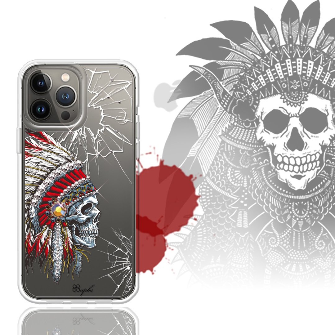 iPhone 13全系列 轻薄军规防摔彩钻手机壳-酋长 - 手机壳/手机套 - 其他材质 多色