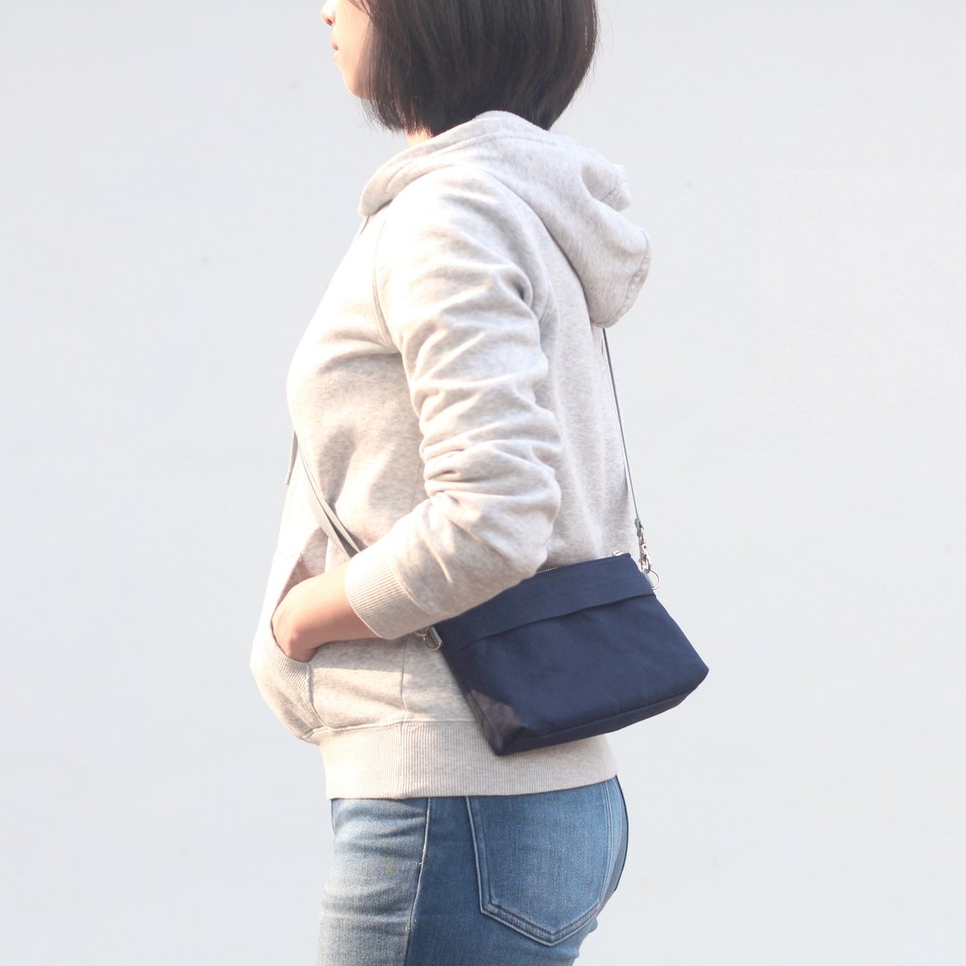 随身包 / 斜背包 / 日本帆布 - 多款 - 手拿包 - 棉 蓝色