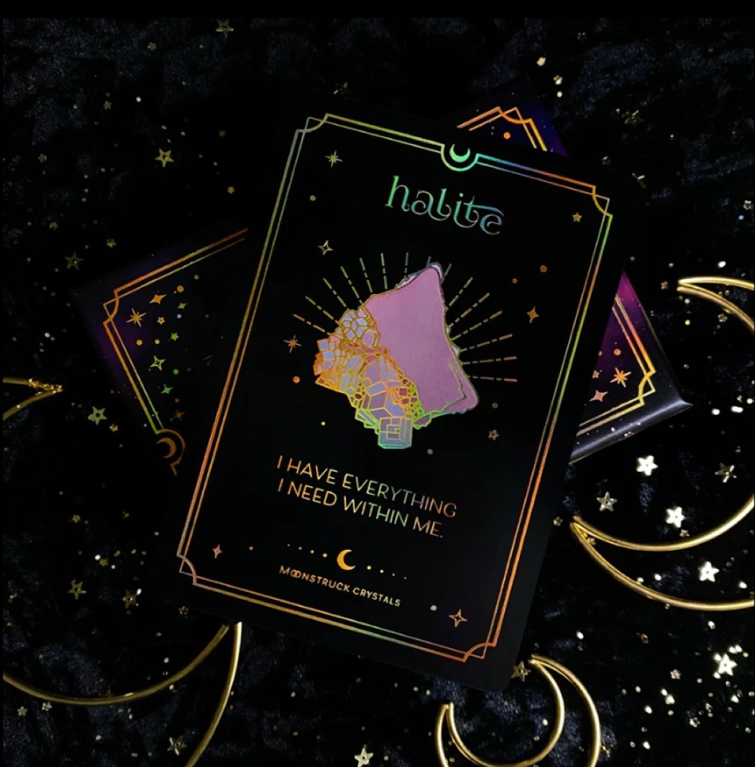 Crystal Affirmations Card Deck - Golden Aura Edition - 桌游/玩具 - 纸 