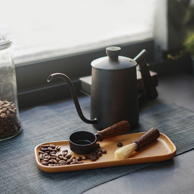 Driver 德川原木质感咖啡套组 - 咖啡壶/周边 - 不锈钢 白色