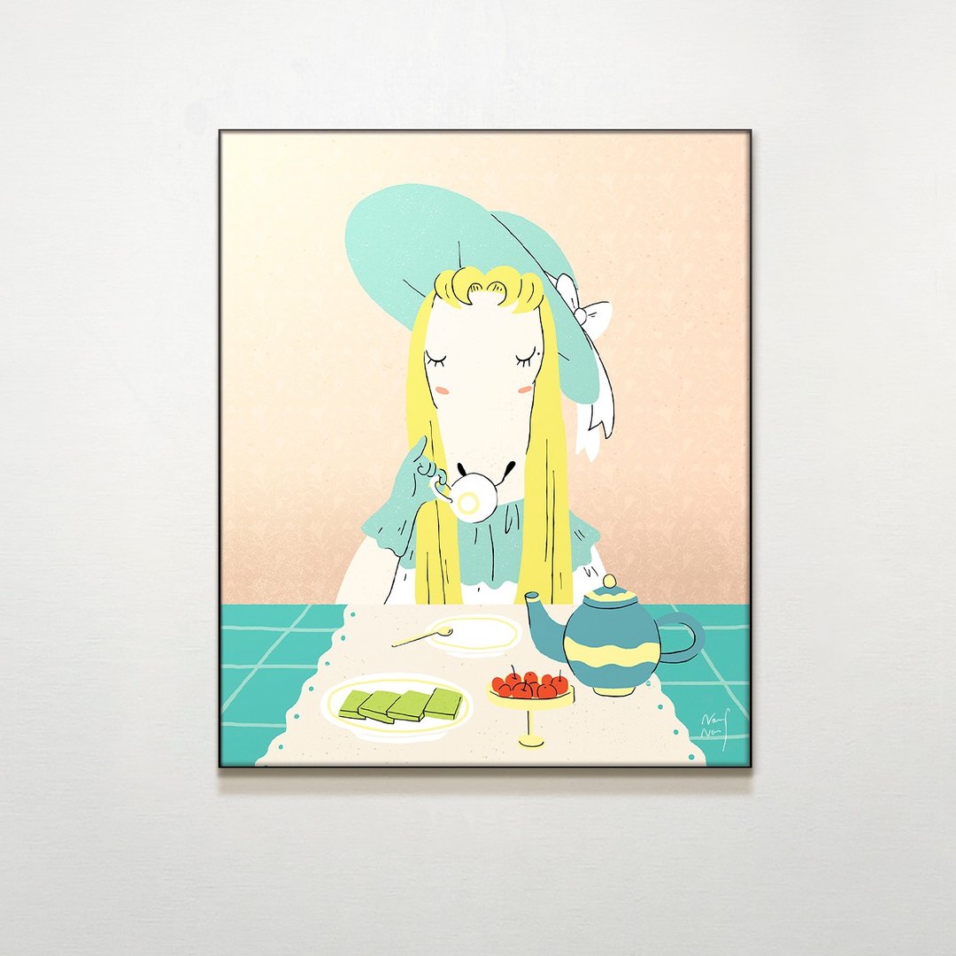 所喜好之物 / 施暖暖.插画.客厅.卧室挂画.空间布置.家居布置 - 海报/装饰画/版画 - 防水材质 