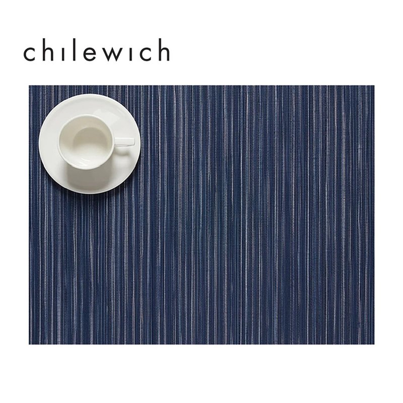 罗纹系列Rib Weave 餐垫-36X48CM(靛青/Weave) - 餐垫/桌巾 - 硅胶 蓝色