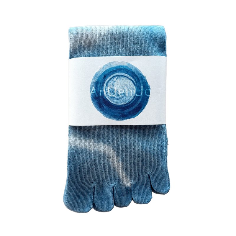 日本制造 靛蓝染色 JAPANBLUE INDIGO DYED SOCKS 5趾 #3 - 袜子 - 棉．麻 
