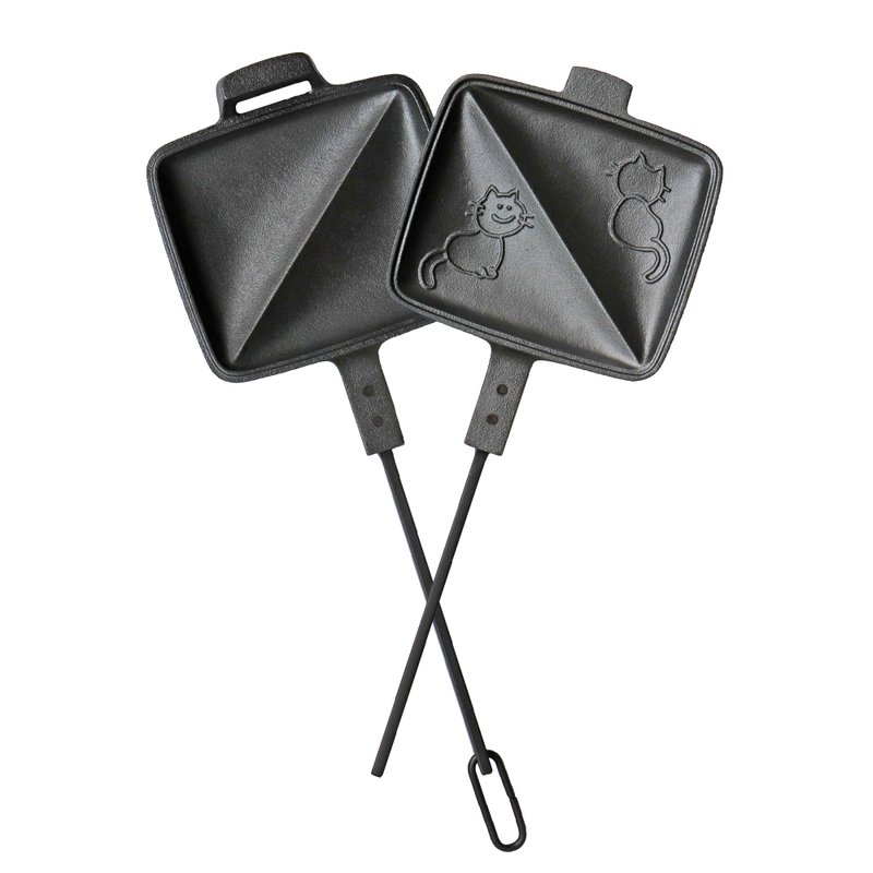 铸铁热压吐司烤盘【猫咪烧】 - 锅具/烤盘 - 其他金属 