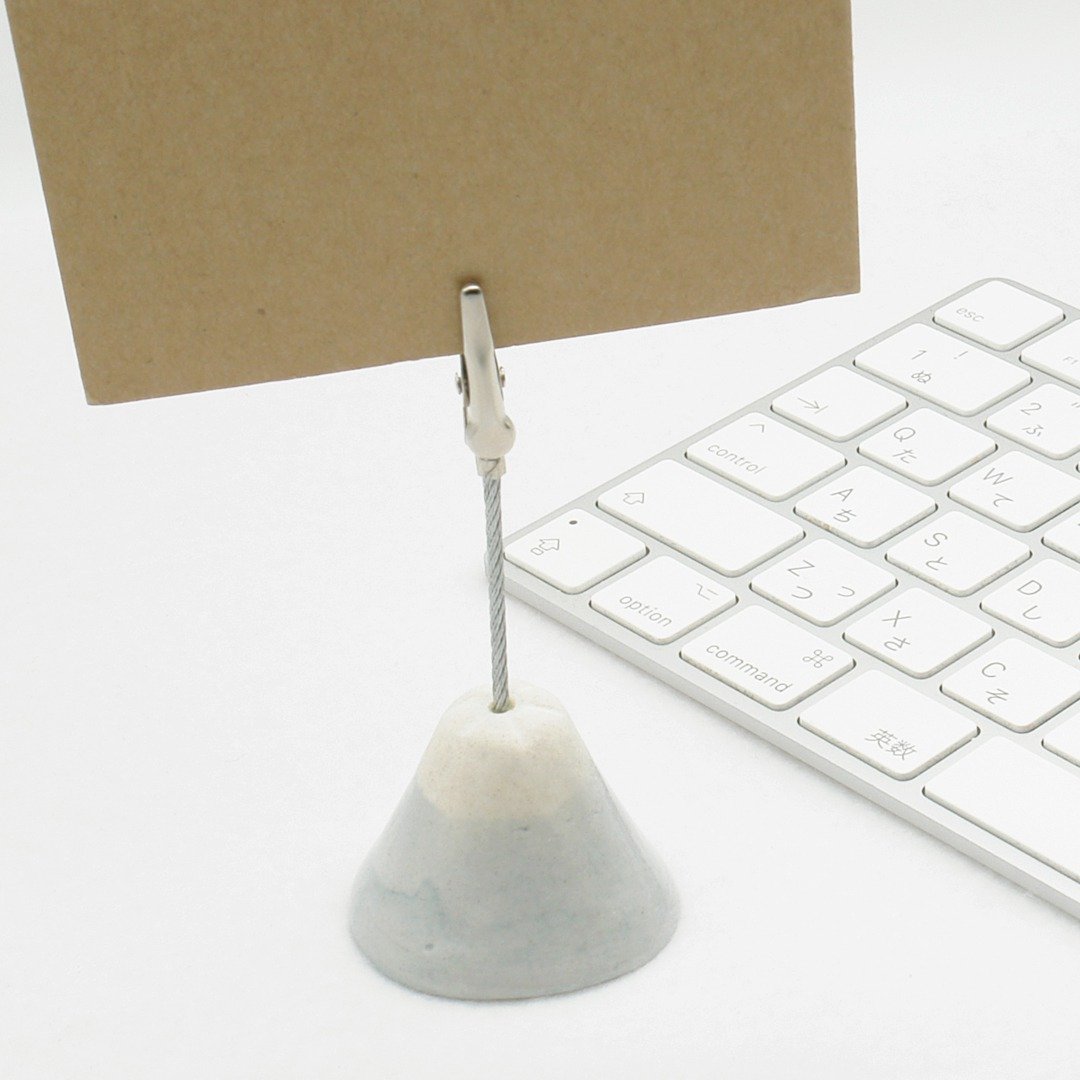 Mount Fuji card stand - 摆饰 - 瓷 白色