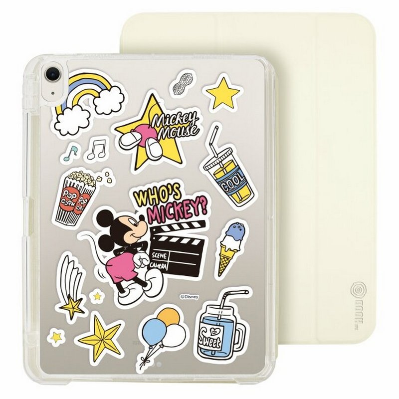 迪士尼米奇老鼠 iPad Air 11/pro13可拆式防摔透明笔槽折套ipad - 平板/电脑保护壳 - 塑料 多色
