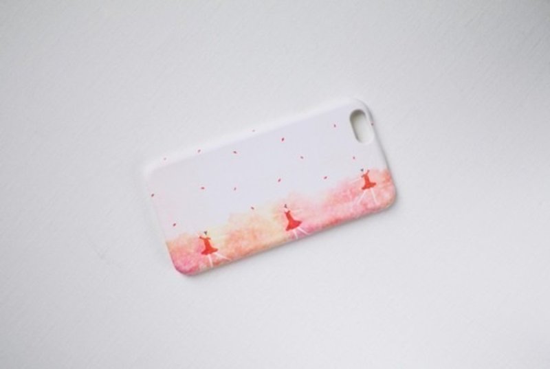 [Made to order] iPhone / Galaxy / Xperia Case "Dancing, Red, Girl" - 手机壳/手机套 - 塑料 红色