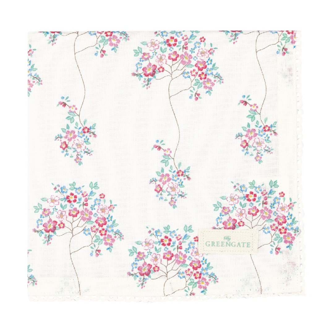 【新品】丹麦GreenGate Desdemona white 蕾丝餐巾布 - 餐垫/桌巾 - 棉 多色