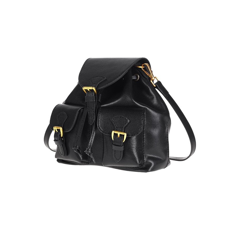 diy手工包头层牛皮束带水桶双肩包女旅行小背包自制材料包 - 后背包/双肩包 - 其他材质 