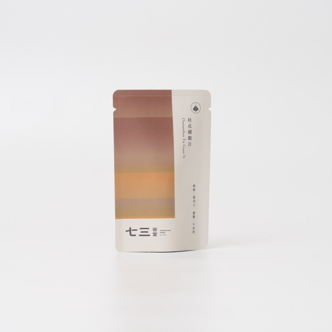 七三茶堂 立体茶包丨桂花铁观音 1入–单包装 - 茶 - 纸 多色