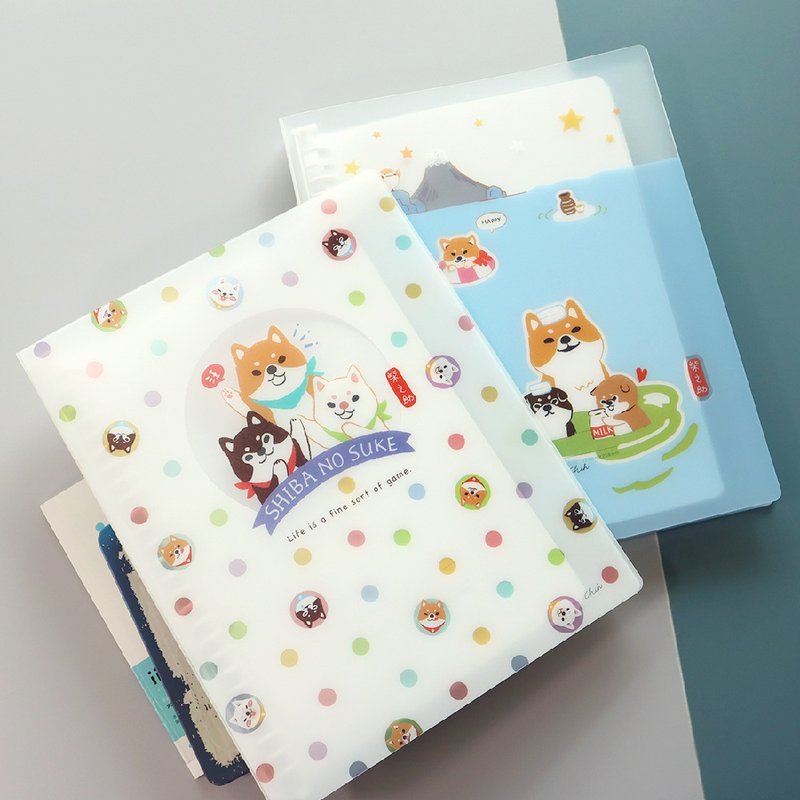 柴之助 x 花现好事 / 彩印26孔 P.P活页资料夹 (4款)  | 附内页 - 文件夹/资料夹 - 塑料 