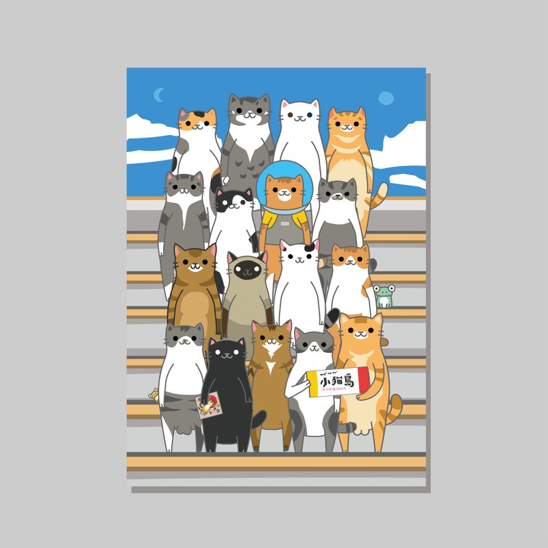 原创A4海报/毕业照/设计/猫咪/装饰画 - 海报/装饰画/版画 - 纸 