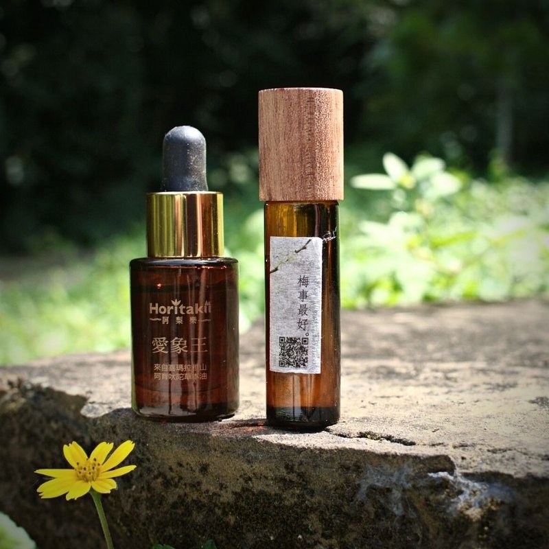 安神好眠提案  | 梅花香水油10ML+阿育吠陀草本油10ML - 香薰/精油/线香 - 植物．花 