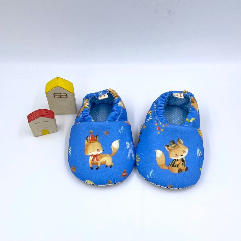 狐狸寿星-初步鞋/成长鞋/漫步鞋 - 婴儿鞋 - 棉．麻 