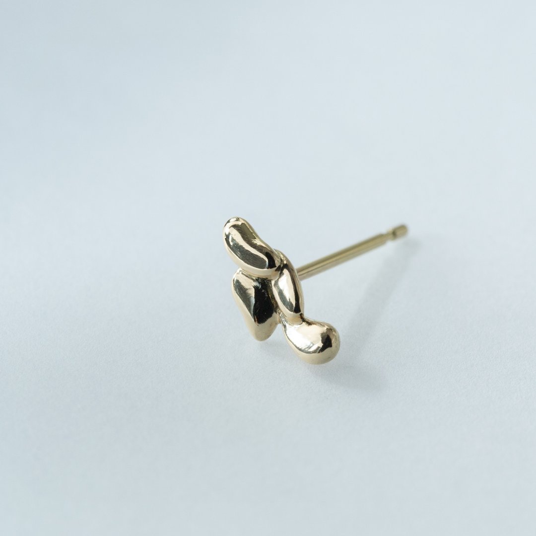 Seed Earrings MURE - 耳环/耳夹 - 贵金属 金色