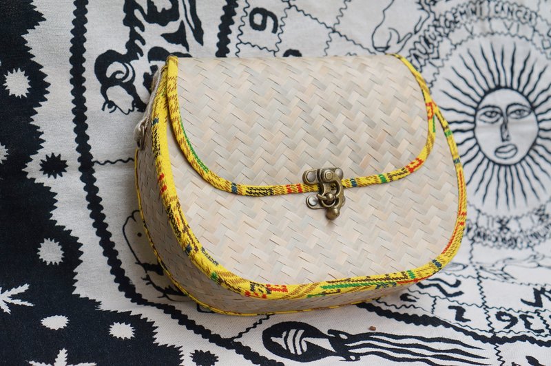 EARTH.er  │天然竹制单肩包 #4-4 ● EARTH.er Bamboo Shoulder Bag #4-4│ :: 香港原创设计品牌 :: - 侧背包/斜挎包 - 竹 卡其色