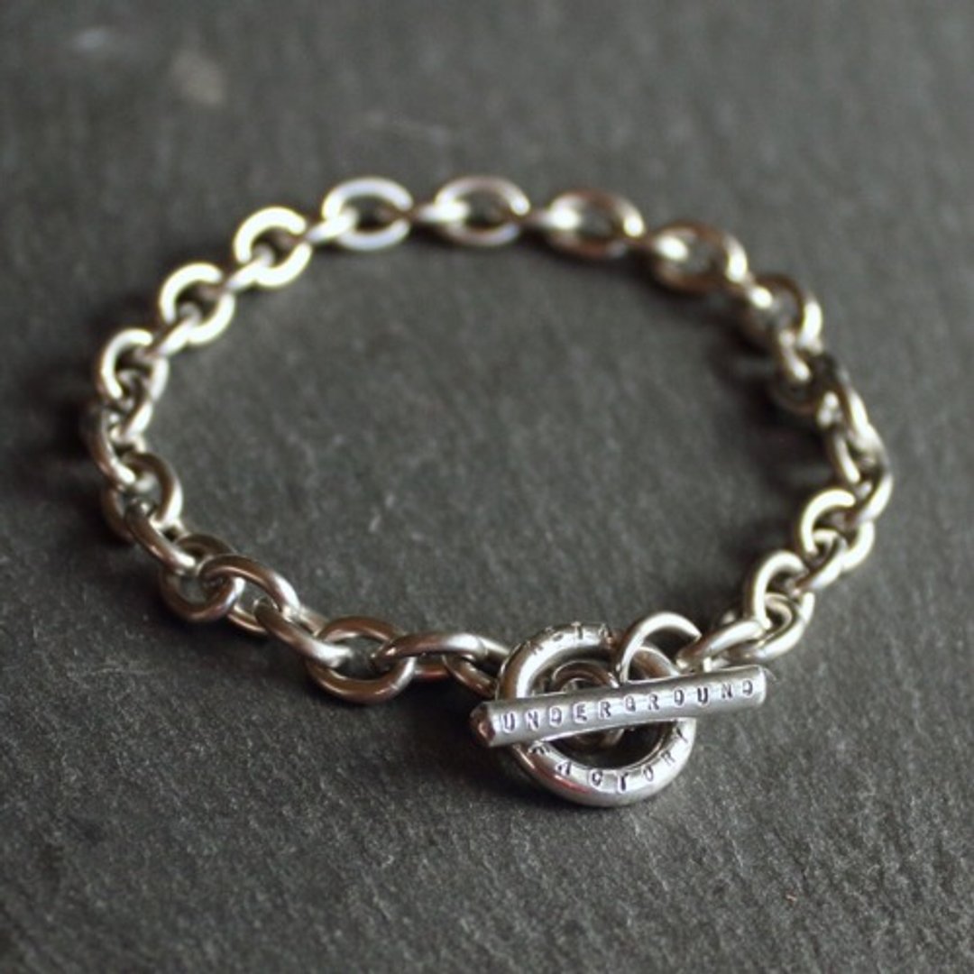 锡×银手链 Chain Bracelet -AZUKI- - 手链/手环 - 银 银色