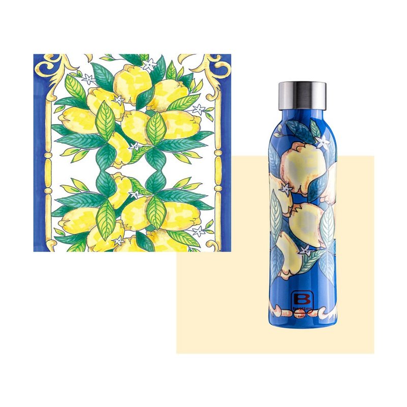 BUGATTI寓言保温瓶500ml - 保温瓶/保温杯 - 其他金属 蓝色