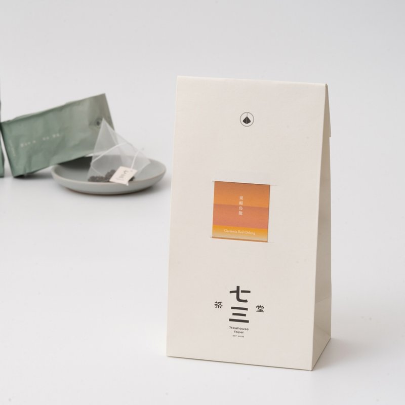 七三茶堂 立体茶包丨果栀乌龙 24入–生活袋 - 茶 - 纸 白色