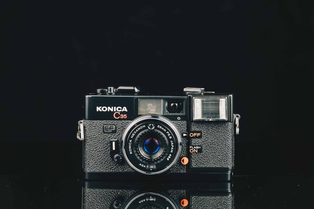 Konica C35 EF #6840 #135底片相机 - 相机 - 其他金属 黑色