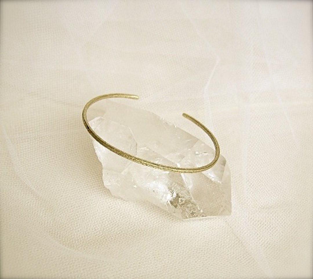 Simple bangle - 手链/手环 - 其他金属 金色