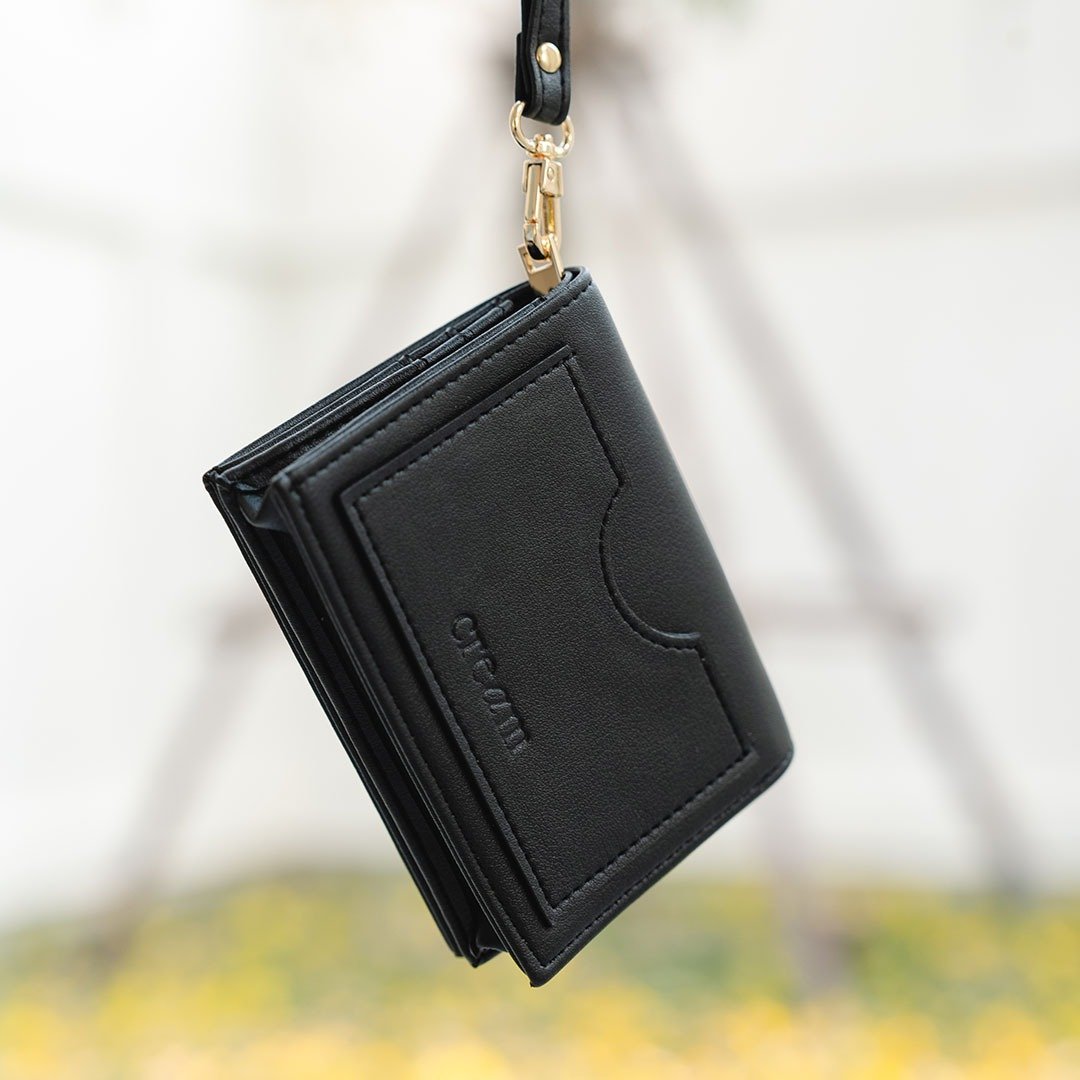 Cassette Wallet - Black - 皮夹/钱包 - 人造皮革 黑色