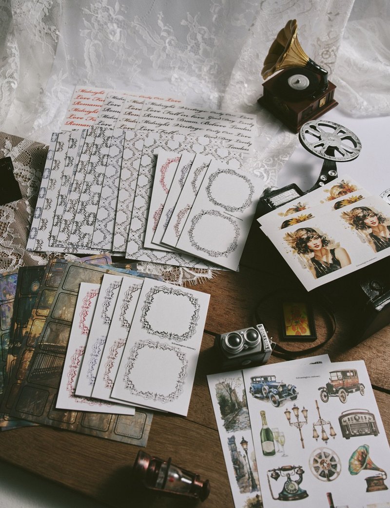 午夜 多功能组合 - 便条纸/标签贴 - 纸 