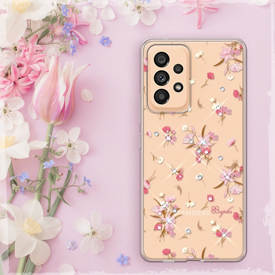 Samsung Galaxy A53 5G 轻薄军规防摔彩钻手机壳-小清新-芦莉草 - 手机壳/手机套 - 其他材质 多色
