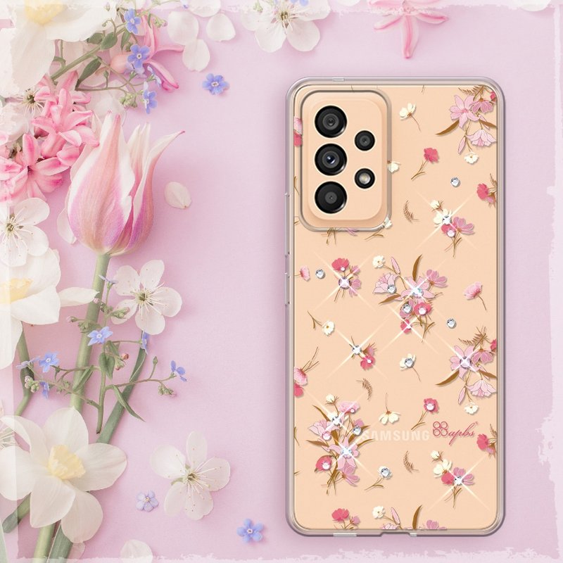 Samsung Galaxy A53 5G 轻薄军规防摔彩钻手机壳-小清新-芦莉草 - 手机壳/手机套 - 其他材质 多色