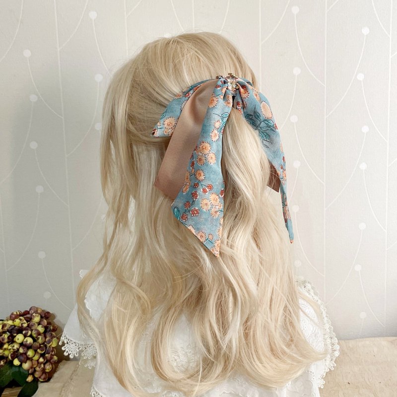 法式丝巾式香蕉夹/抓夹 发圈 马尾夹 发夹 仙女夹 鲨鱼夹 弹簧夹 - 发饰 - 其他材质 多色