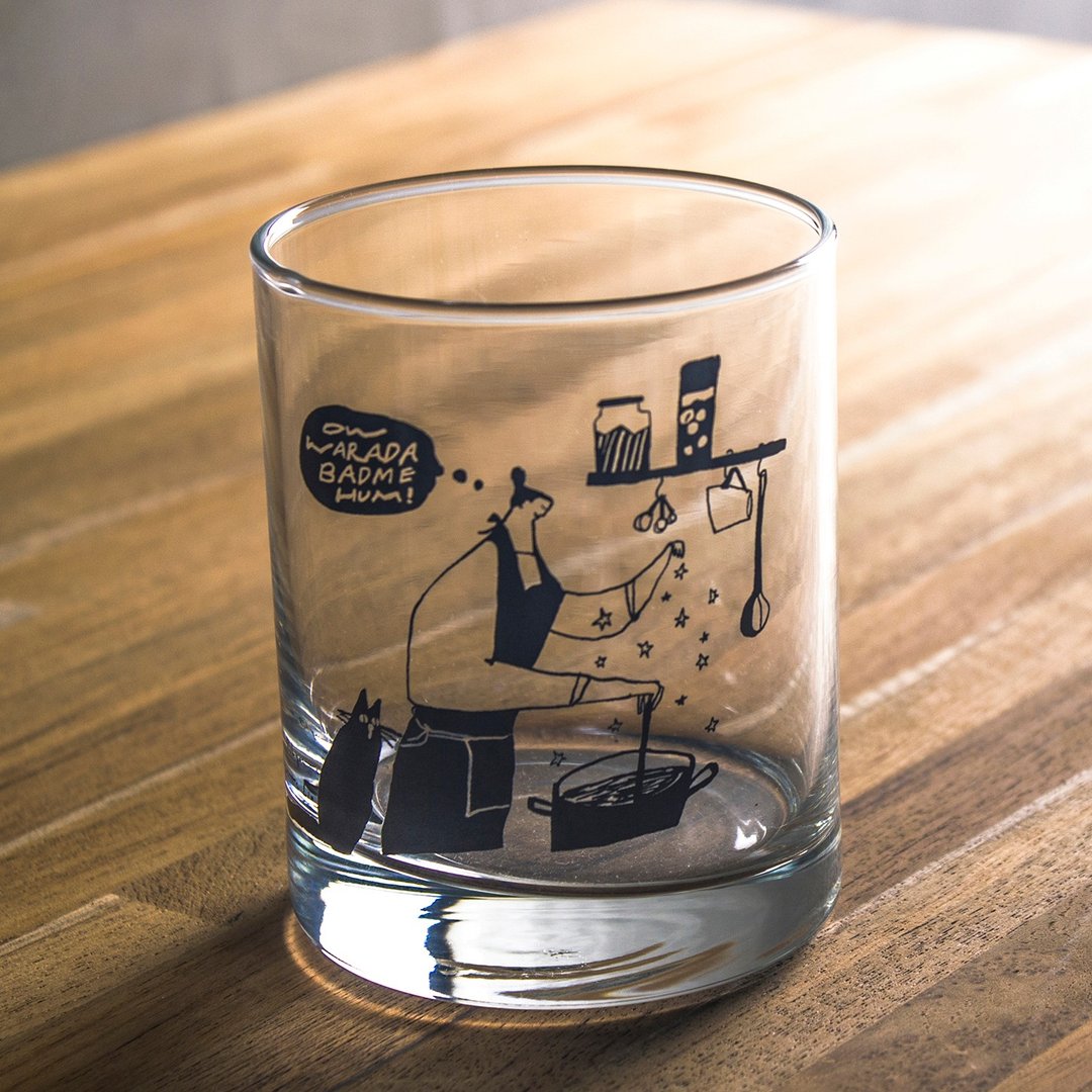 心想事成的咒语 - 插画玻璃杯 - 厚底杯 - 茶具/茶杯 - 玻璃 透明