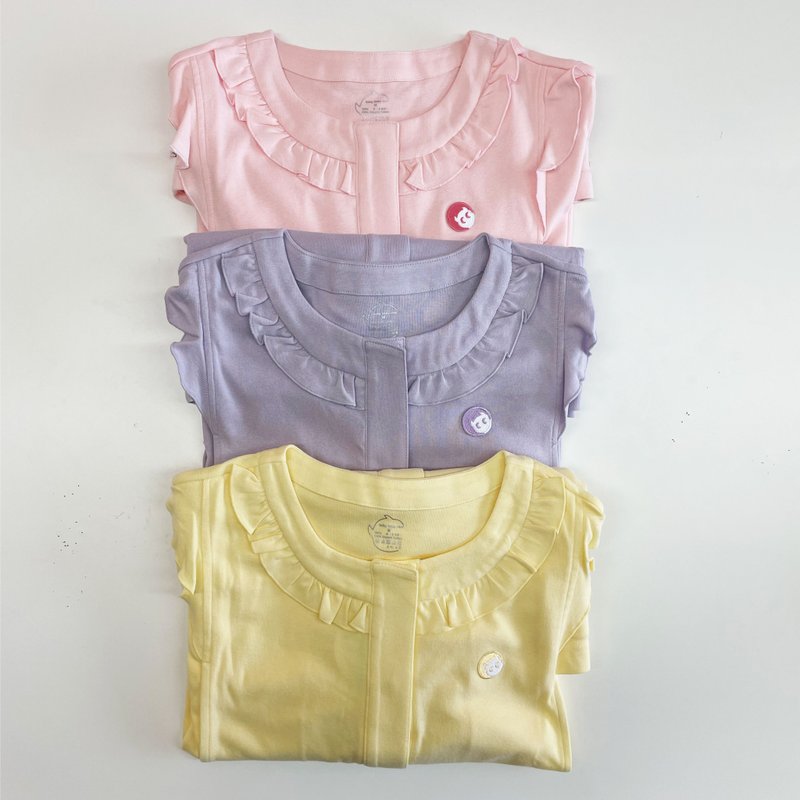 有机棉哺乳衣 - 孕妇装 - 棉．麻 粉红色