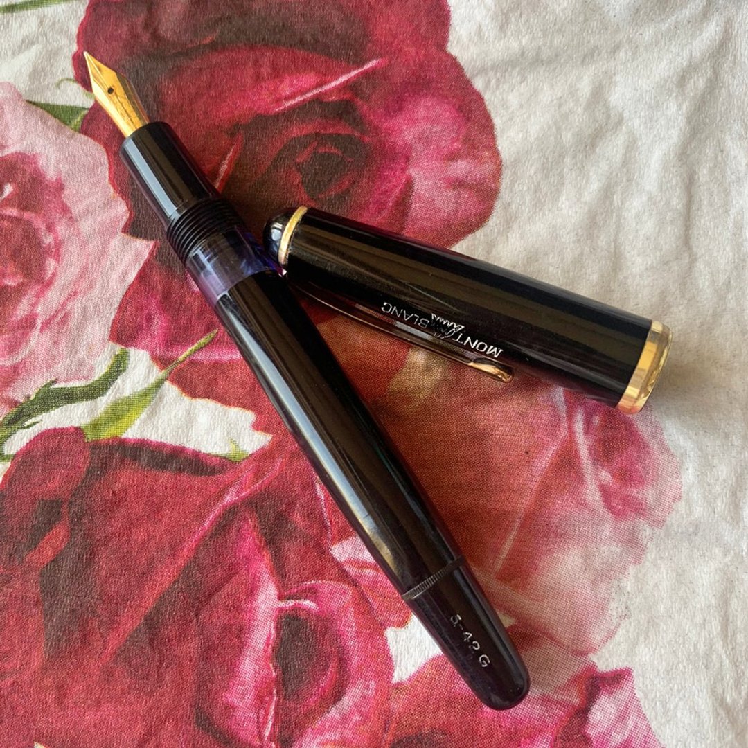 MONTBLANC 稀有古件万宝龙经典钢笔 3-42G - 钢笔 - 其他金属 黑色