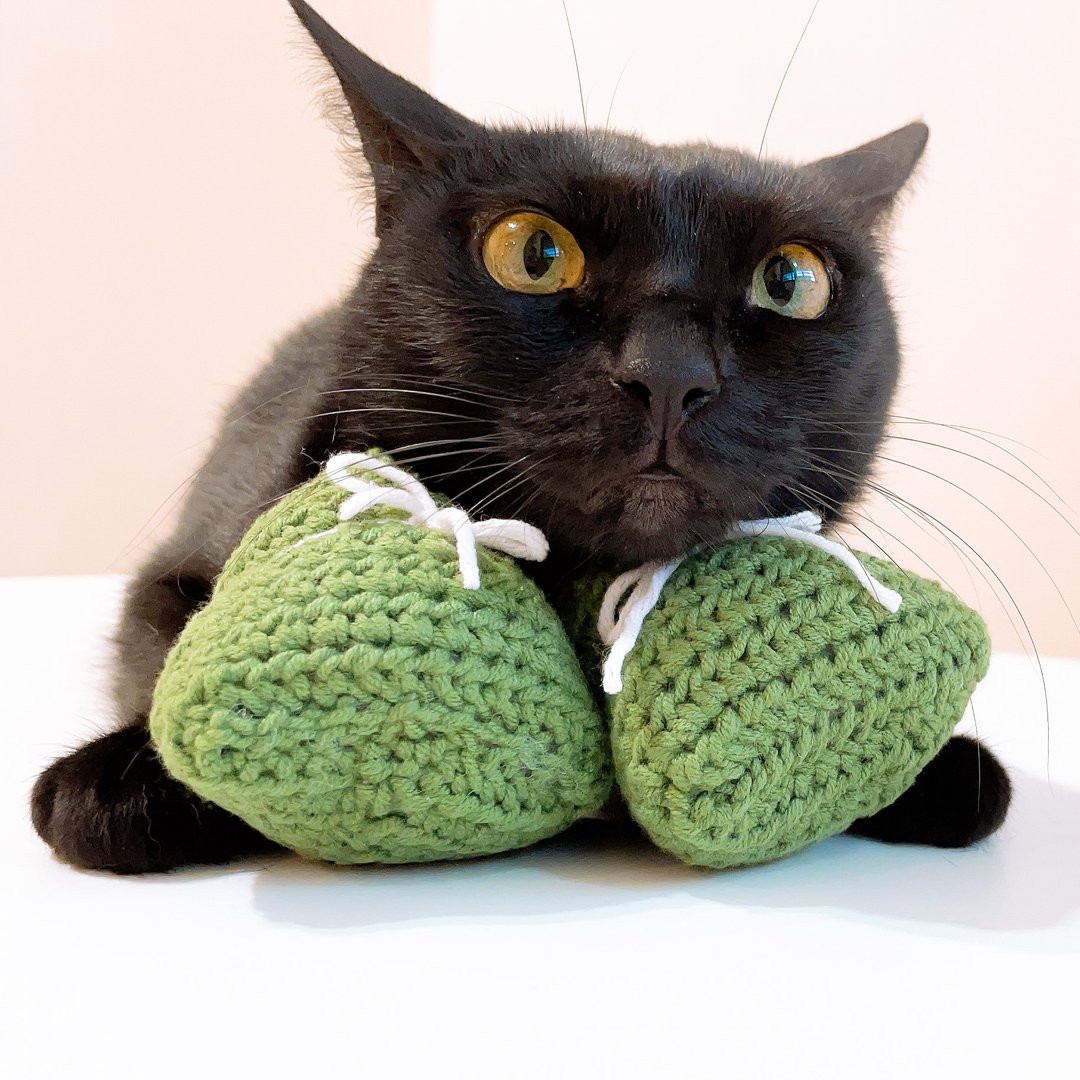 编织小粽子/狗玩具/啾啾声/猫玩具/猫草包/狗粽子/猫粽子 - 玩具 - 棉 