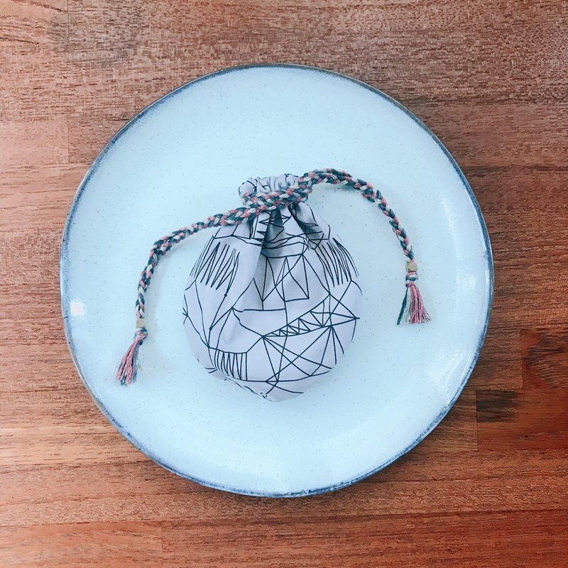 双面圈圈小袋 / 三十六分之一 - 化妆包/杂物包 - 其他材质 蓝色