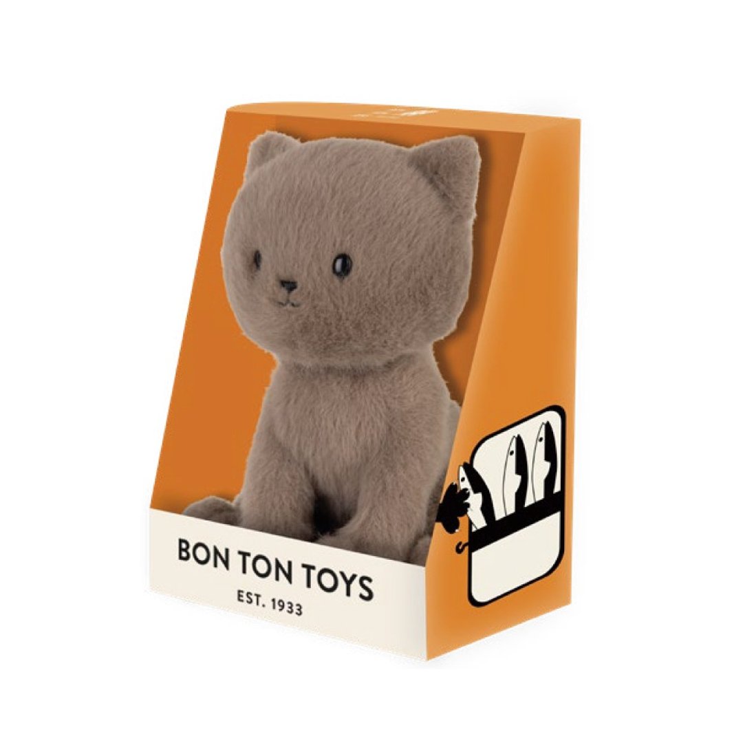 24H 出货 BON TON TOYS 英国短毛猫 ECO 盒装玩偶 - 弗雷迪 18cm - 玩偶/公仔 - 聚酯纤维 咖啡色