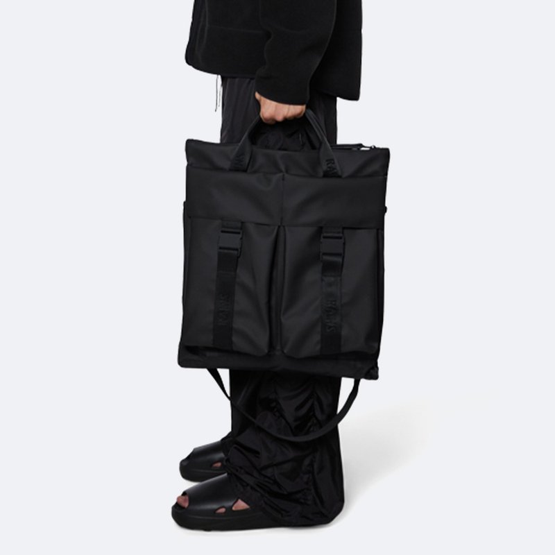 【丹麦 RAINS】Trail Tote Bag 织带基本款防水休闲托特包 - 手提包/手提袋 - 聚酯纤维 