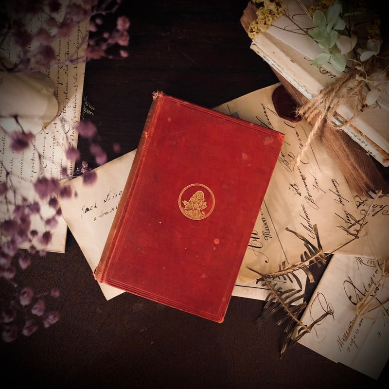 1914年英国百年创版小本红皮爱丽丝梦游仙境 - 刊物/书籍 - 纸 粉红色