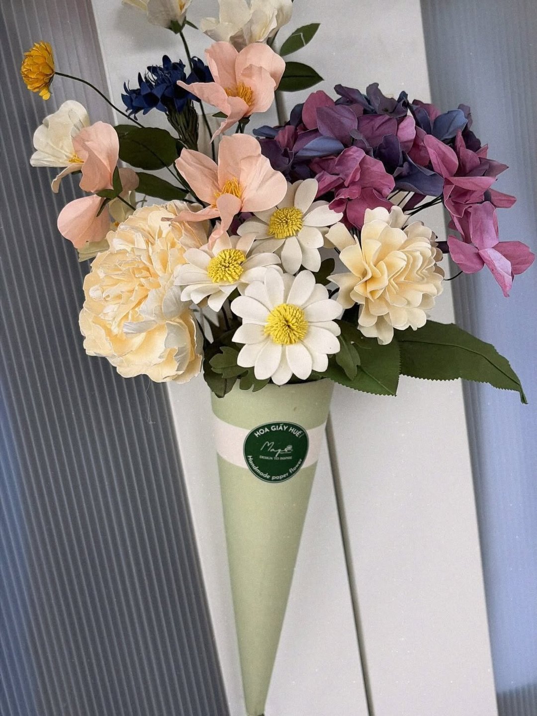 冰淇淋造型永生花束 - 送礼或居家布置皆宜 纪念日 - 干燥花/捧花 - 纸 
