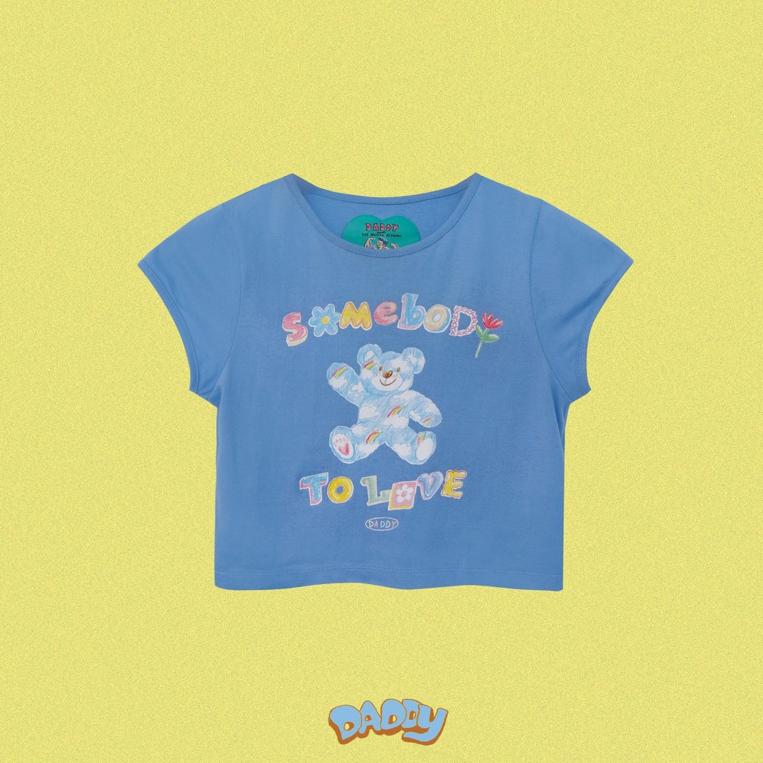 Somebody to love Crop Top - 女装 T 恤 - 其他材质 多色