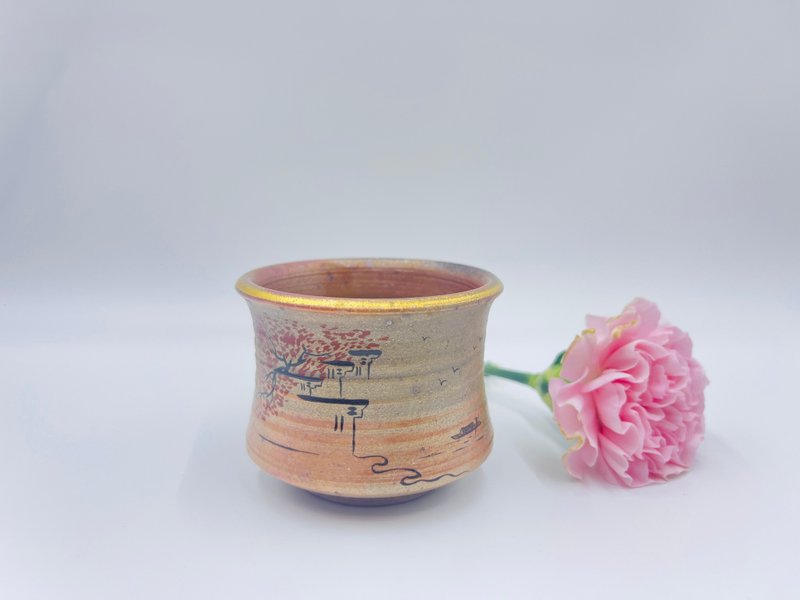 柴烧手工手绘原创主人杯 - 茶具/茶杯 - 陶 