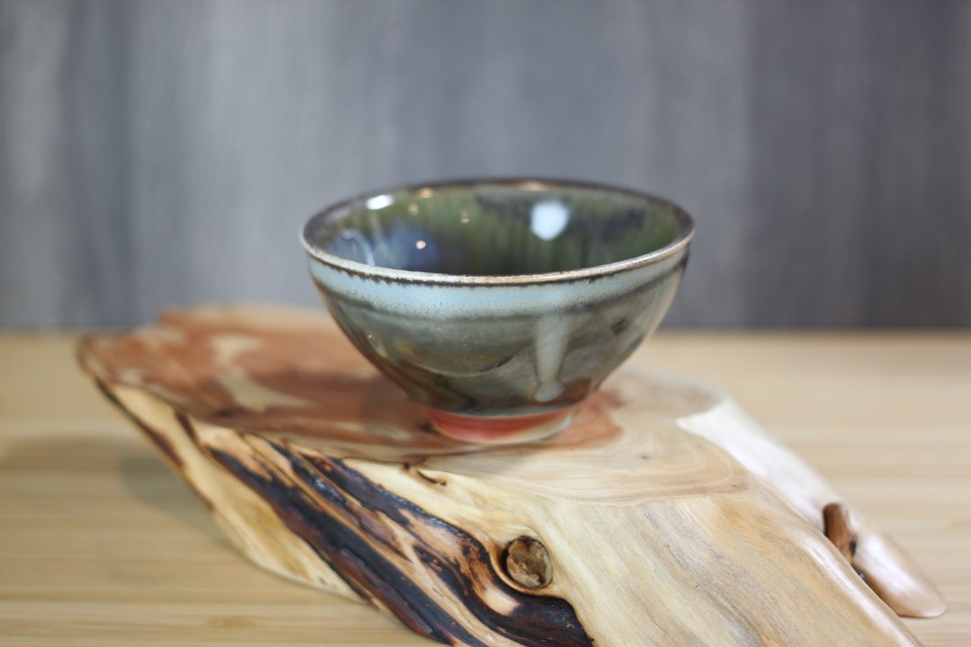 【沐春生活】120ml 天目釉 柴烧茶杯 莺歌名家叶敏祥手工作品 - 其他杯子 - 瓷 