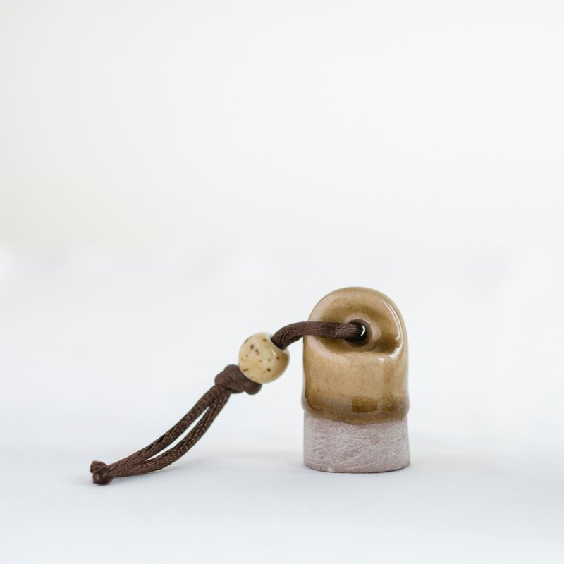 地面上的行星 / 纯手工定制化陶瓷印章 - 圆金星 - 印章/印台 - 陶 卡其色