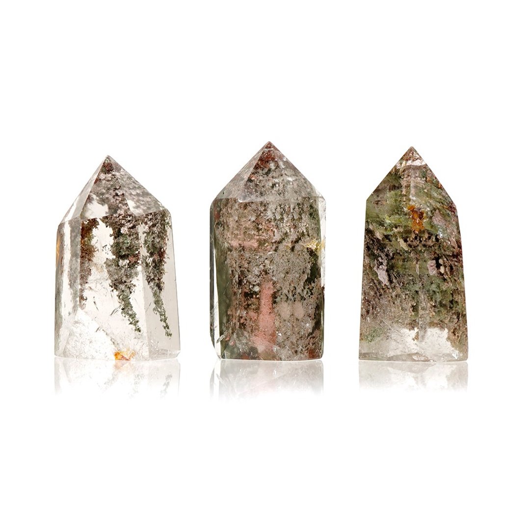 【正佳珠宝】绿幽灵 异象幽灵晶柱 10g 招正财开运宝石 绿幽灵摆 - 其他 - 半宝石 多色